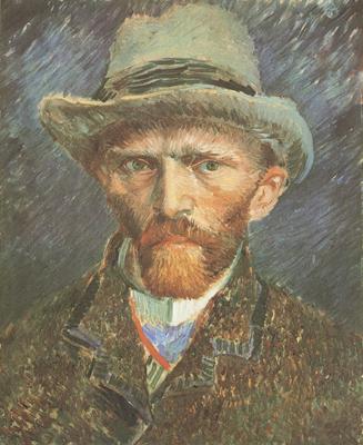Vincent Van Gogh Self-Portrait with Grey Felt Hat (nn040 Spain oil painting art
